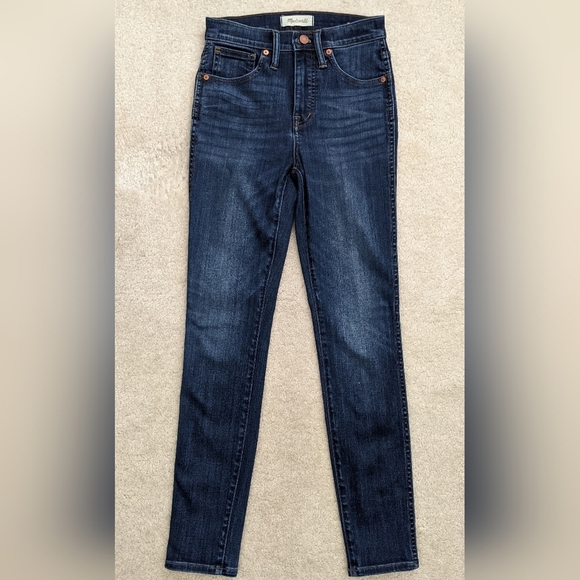 Madewell Denim - Madewell skinny blue jeans 24 waist